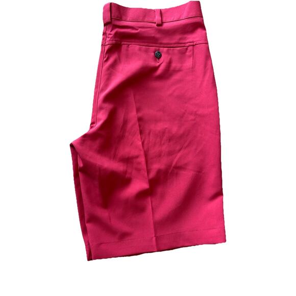 2 PGA Tour Golf Shorts Men’s 36 Red & Blue Stretch VTG Casual Classic Comfort - Picture 12 of 16